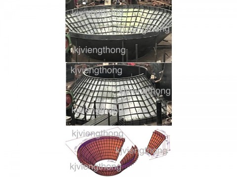 แบบหล่อถังเก็บน้ำทรงกรวย